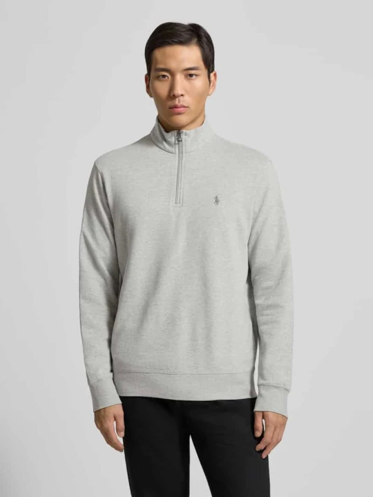 Zdjęcie produktu Bluza z wyhaftowanym logo Polo Ralph Lauren Średnioszary melanż