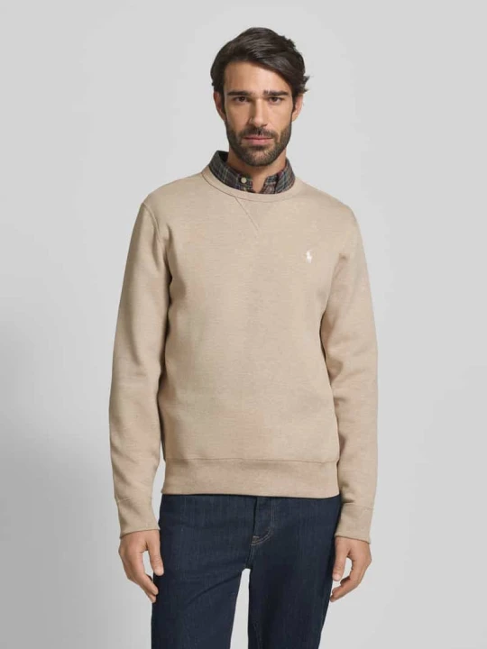 Zdjęcie produktu Bluza z wyhaftowanym logo Polo Ralph Lauren Piaskowy melanż