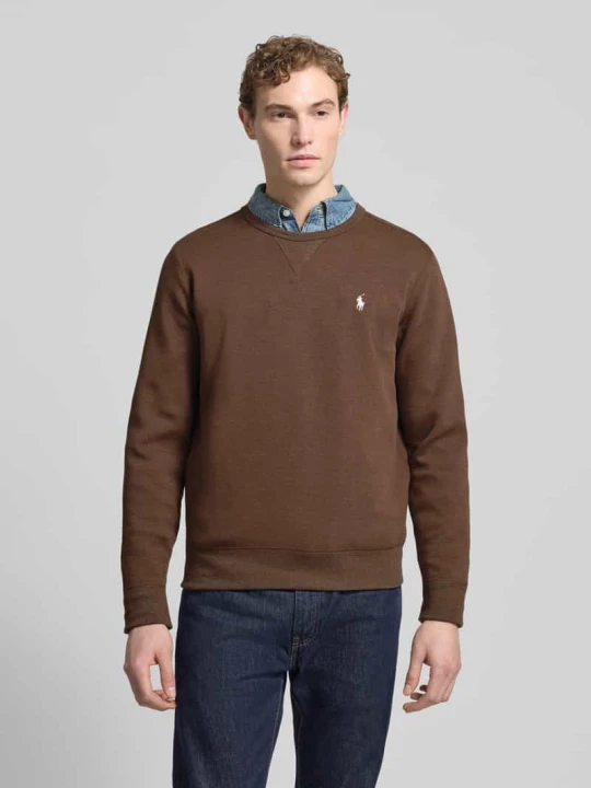 Zdjęcie produktu Bluza z wyhaftowanym logo Polo Ralph Lauren Średniobrązowy melanż