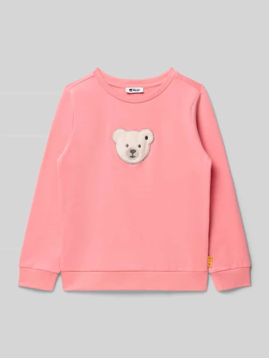Zdjęcie produktu Bluza z wyhaftowanym motywem Steiff Łososiowy