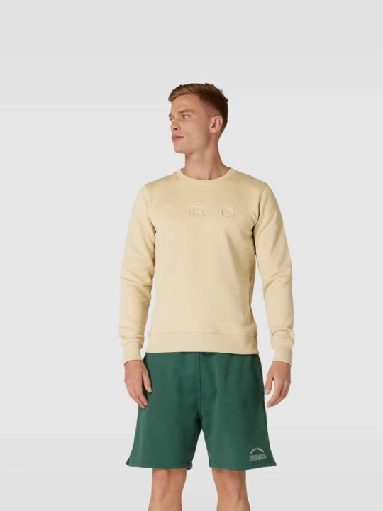 Zdjęcie produktu Bluza z wytłaczanym logo IRO Beżowy