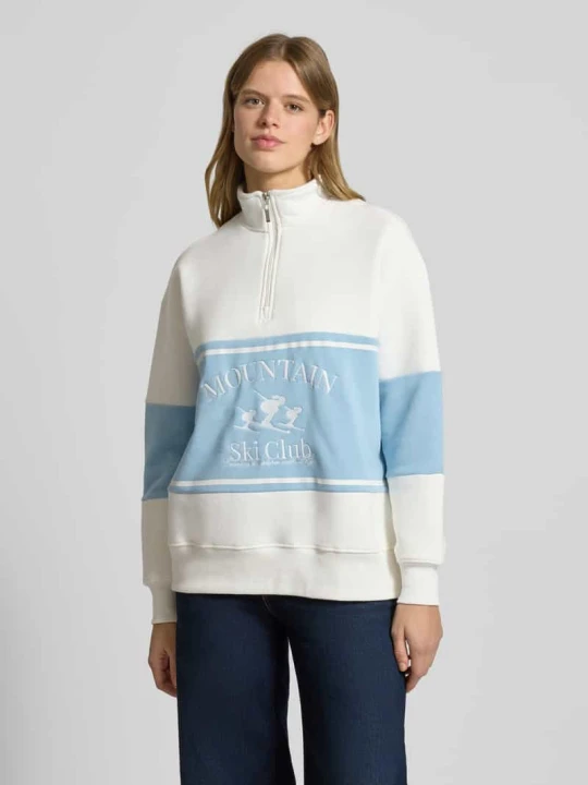 Zdjęcie produktu Bluza z zamkiem błyskawicznym Model 'Cosette' LeGer Złamany biały