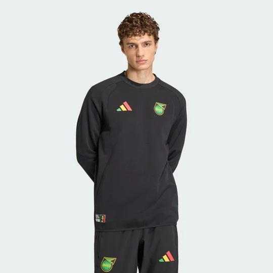 Zdjęcie produktu Bluza z zaokrąglonym dekoltem Jamajka x Bob Marley Tiro Tech Adidas czarny