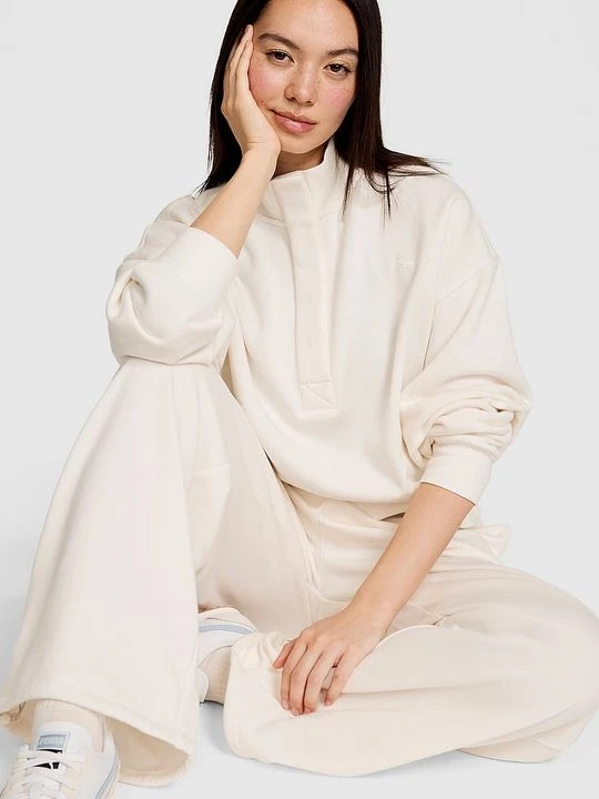 Zdjęcie produktu Bluza zapinana na napy Campus Fleece Victoria's Secret Szary