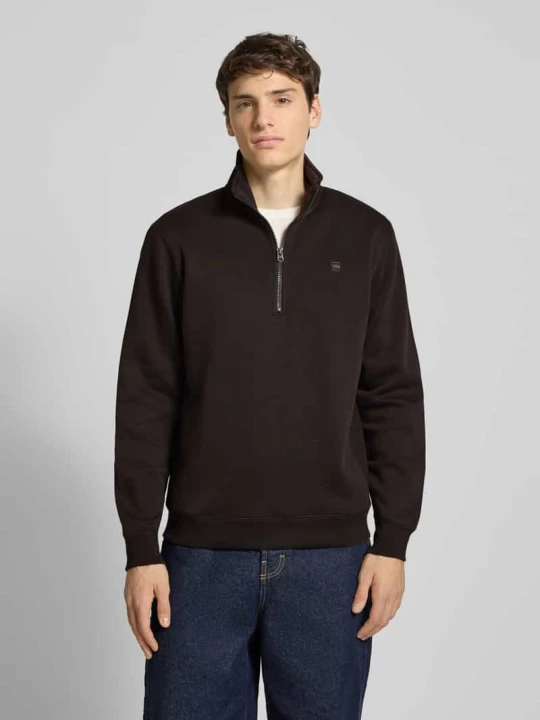 Zdjęcie produktu Bluza ze stójką G-Star Raw Ciemnobrązowy