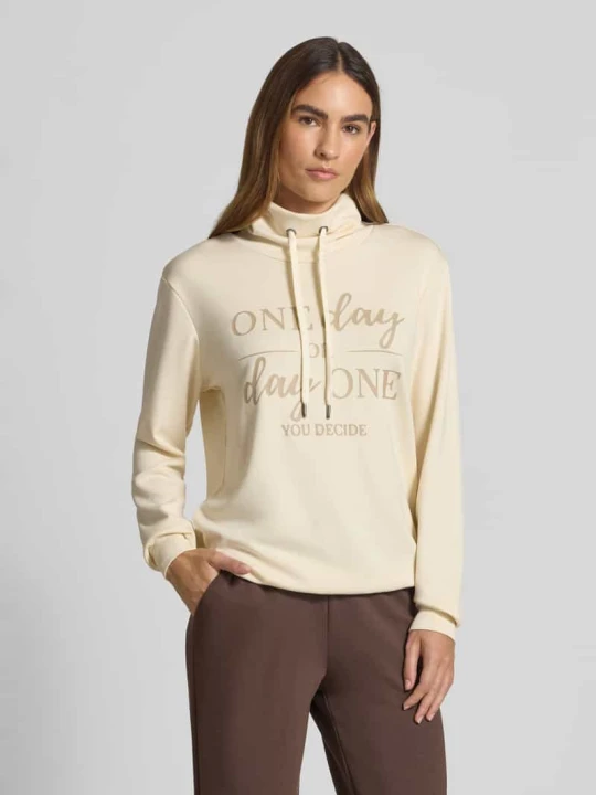 Zdjęcie produktu Bluza ze stójką i tunelem model ‘BANU’ Soyaconcept Écru