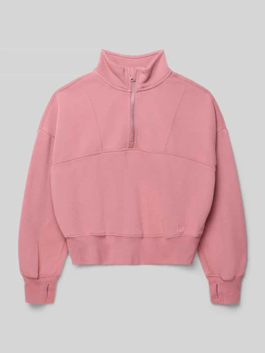 Zdjęcie produktu Bluza ze stójką i zamkiem błyskawicznym Abercrombie & Fitch Różowy