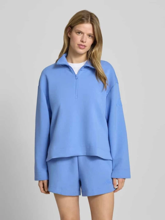 Zdjęcie produktu Bluza ze stójką i zamkiem błyskawicznym Adidas Niebieski