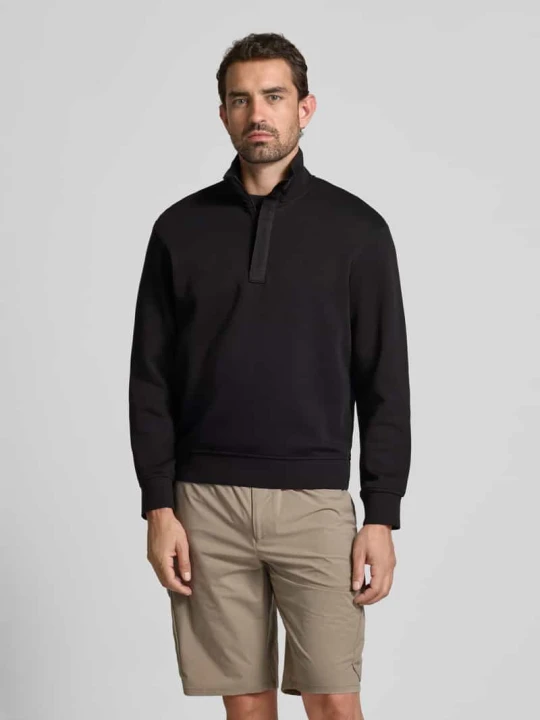 Zdjęcie produktu Bluza ze stójką model ‘FELPA’ Armani Exchange Czarny