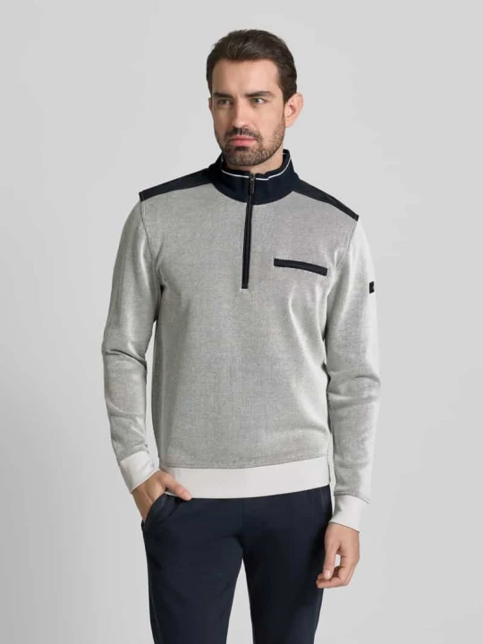 Zdjęcie produktu Bluza ze stójką model ‘Selanik’ Bugatti Écru