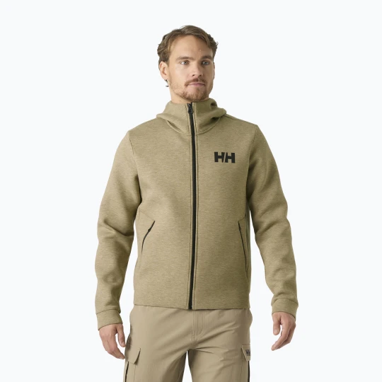 Zdjęcie produktu Bluza żeglarska męska Helly Hansen HP Ocean Full Zip 2.0 sepia melange Brązowy