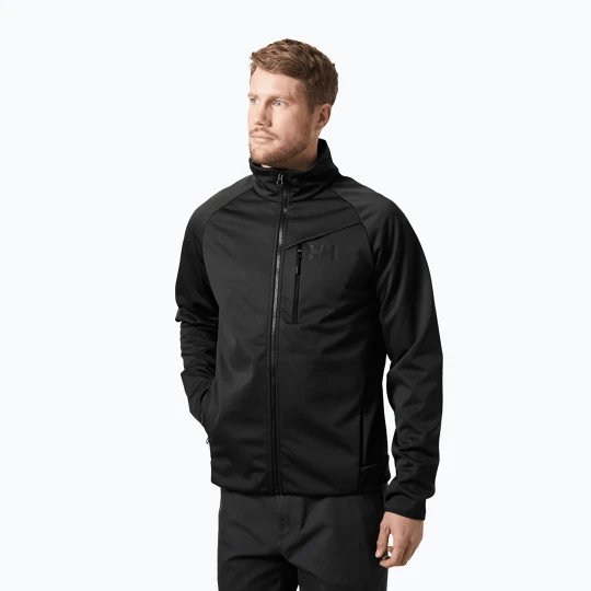 Zdjęcie produktu Bluza żeglarska męska Helly Hansen Hp Windproof Fleece 2.0 ebony Czarny