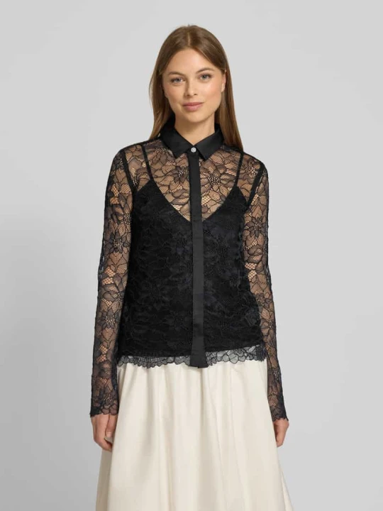 Zdjęcie produktu Bluzka 2 w 1 o kroju regular fit Guess Czarny