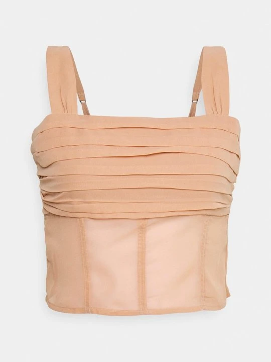 Zdjęcie produktu Bluzka Abercrombie & Fitch jasnobrązowy
