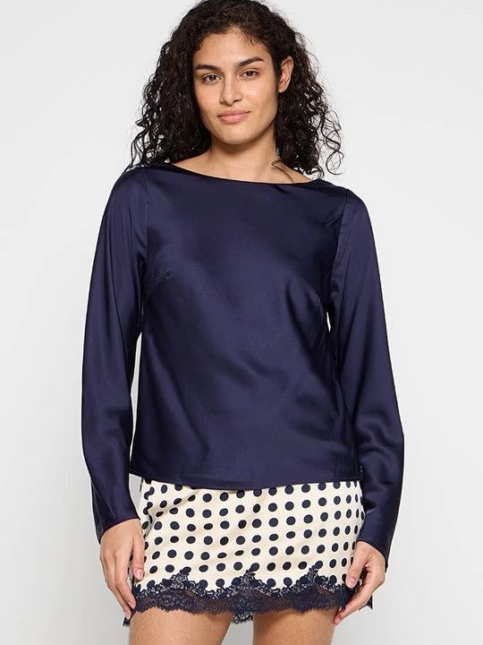Zdjęcie produktu Bluzka Abercrombie & Fitch granatowy