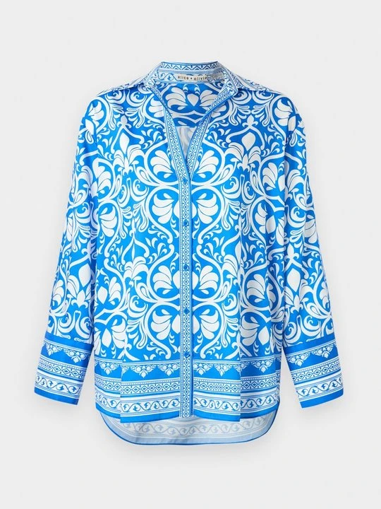 Zdjęcie produktu Bluzka Alice + Olivia niebieski