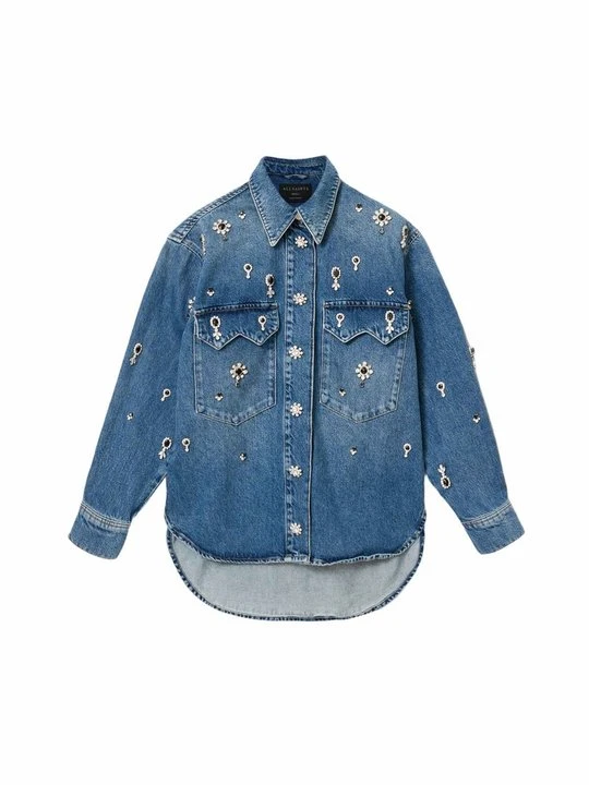 Zdjęcie produktu Bluzka AllSaints niebieski