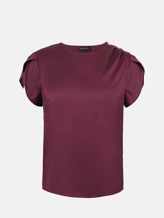 Zdjęcie produktu Bluzka Anna Field By Zalando ciemnoczerwony
