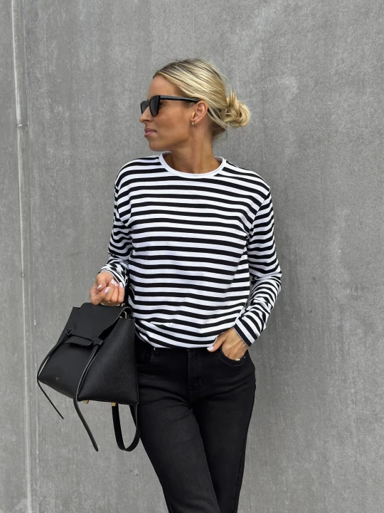 Zdjęcie produktu Bluzka Basic Line Black Stripes ClothStore
