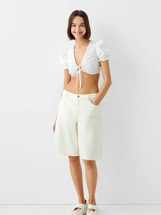 Zdjęcie produktu Bluzka Bershka biały