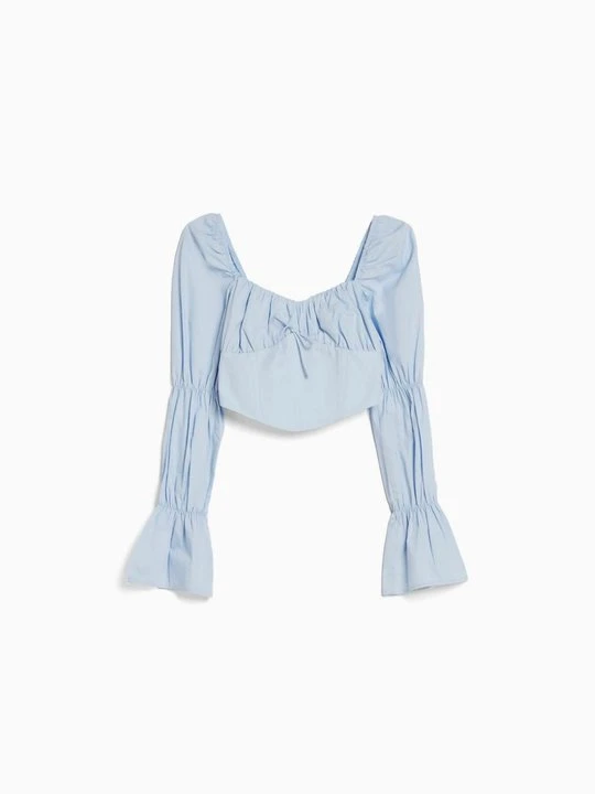 Zdjęcie produktu Bluzka Bershka jasnoniebieski