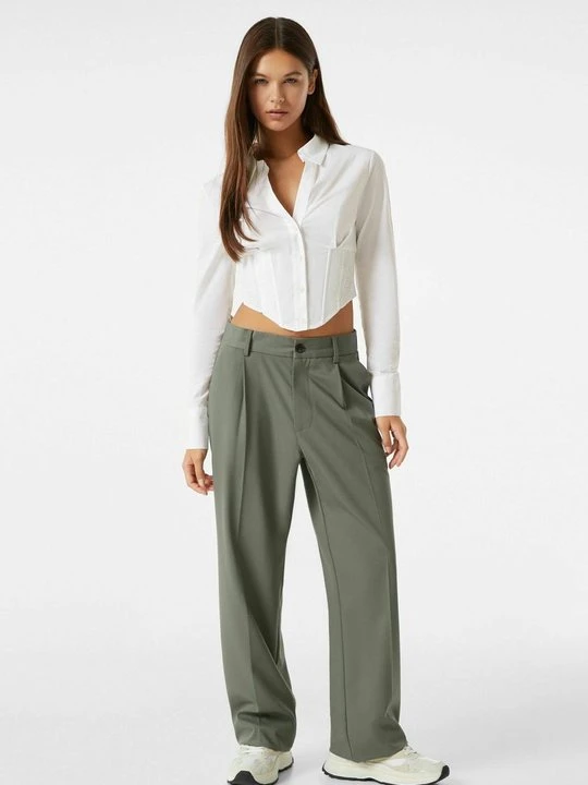 Zdjęcie produktu Bluzka Bershka mleczny