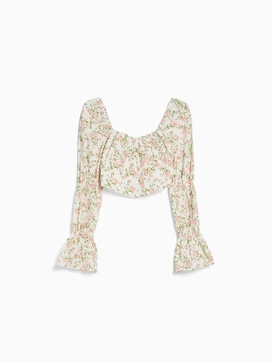 Zdjęcie produktu Bluzka Bershka brązowy