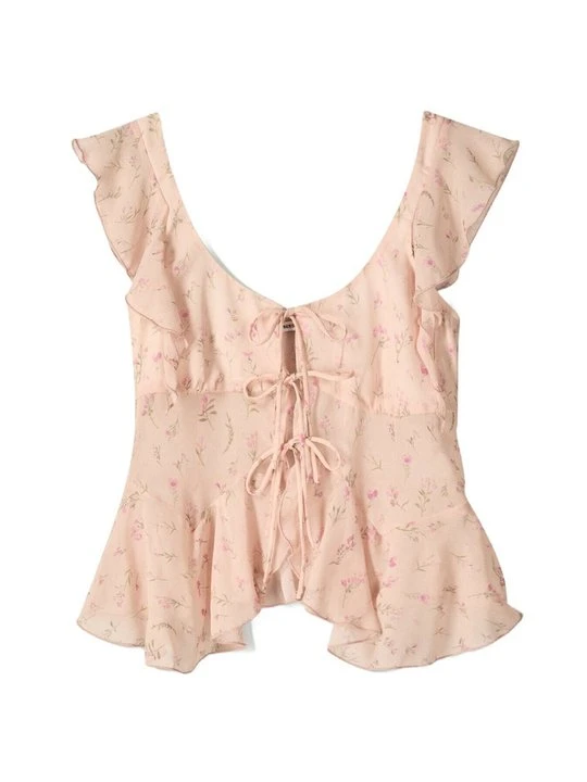 Zdjęcie produktu Bluzka Bershka jasnoróżowy