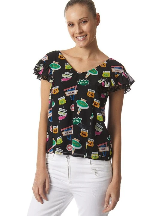 Zdjęcie produktu Bluzka Blugirl Blumarine czarny