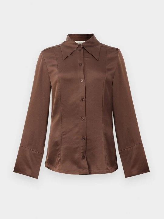 Zdjęcie produktu Bluzka By Malene Birger brązowy