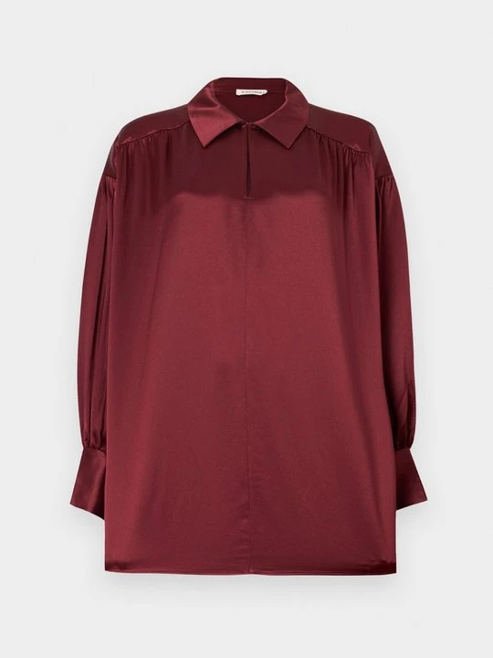 Zdjęcie produktu Bluzka By Malene Birger ciemnoczerwony