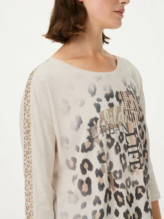 Zdjęcie produktu Bluzka damska Cosima z panterką – Urban Wild Olsen