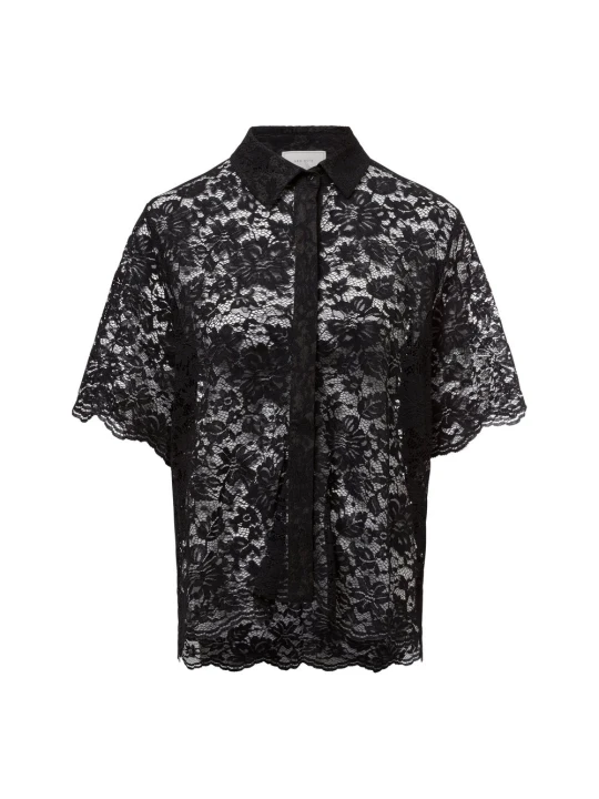 Zdjęcie produktu Neo Noir Bluzka - Lamari Lace Kobiety Sztuczne włókno czarny