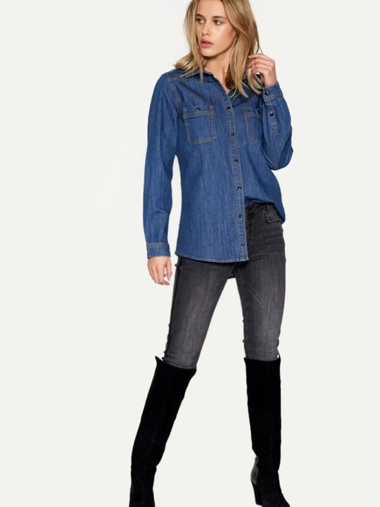 Zdjęcie produktu Bluzka Denim Hunter niebieski denim