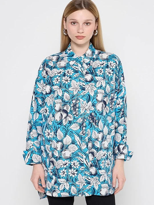 Zdjęcie produktu Bluzka Diane Von Furstenberg jasnoniebieski