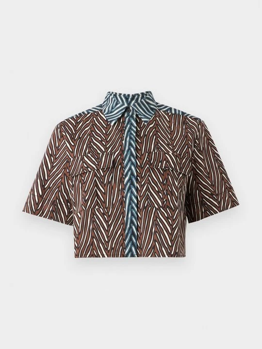 Zdjęcie produktu Bluzka Diane Von Furstenberg brązowy