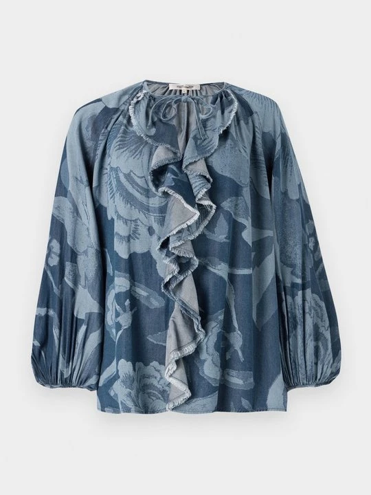 Zdjęcie produktu Bluzka Diane Von Furstenberg niebieski