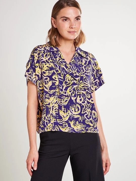 Zdjęcie produktu Bluzka Diane Von Furstenberg niebieski