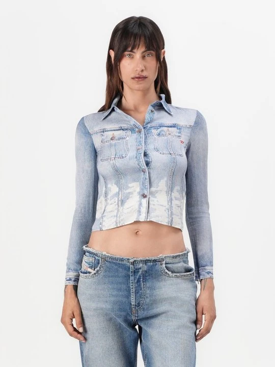 Zdjęcie produktu Bluzka Diesel niebieski denim