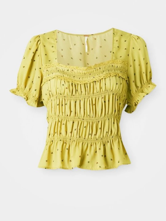 Zdjęcie produktu Bluzka Free People musztardowy