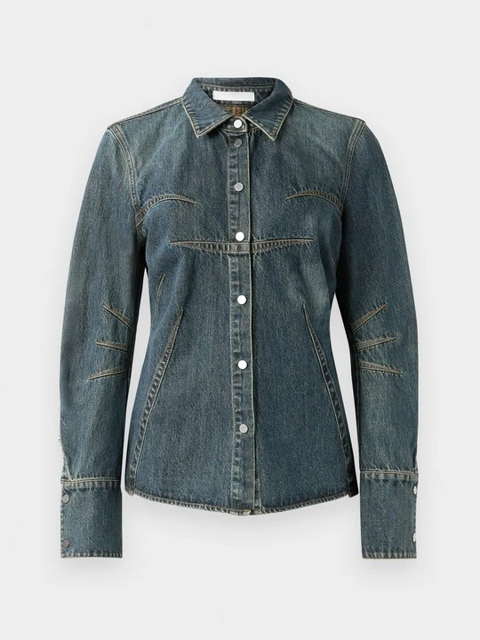 Zdjęcie produktu Bluzka Helmut Lang niebieski denim