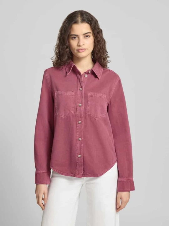 Zdjęcie produktu Bluzka jeansowa o kroju regular fit z czystej Bawełna Model 'SILLA' Only