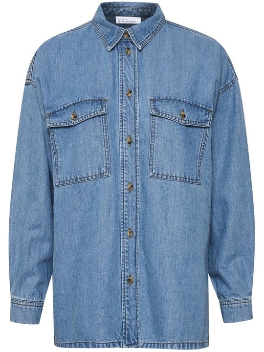 Zdjęcie produktu Bluzka Karen by Simonsen jasnoniebieski denim