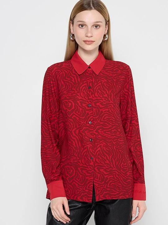 Zdjęcie produktu Bluzka KARL LAGERFELD czerwony
