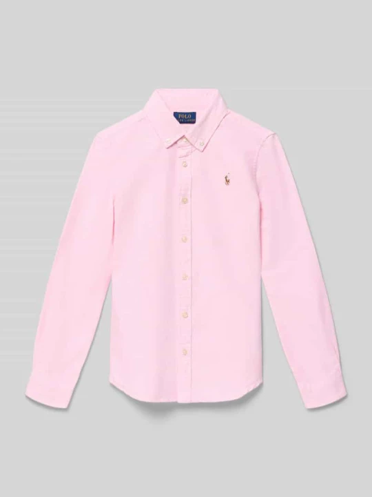Zdjęcie produktu Koszula w kroju regular fit z czystej bawełny model 'TRINETTEOX-SHIRTS-BUTTON' Polo Ralph Lauren Różowy