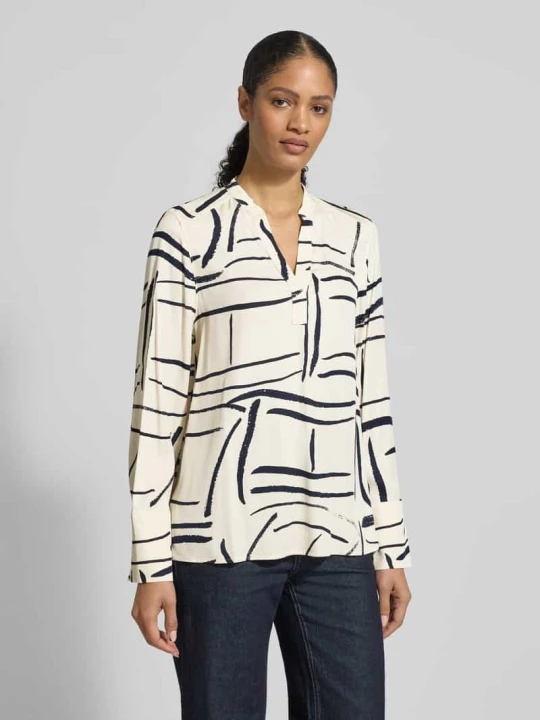 Zdjęcie produktu Bluzka koszulowa o kroju regular fit z czystej wiskozy Tommy Hilfiger Złamany biały