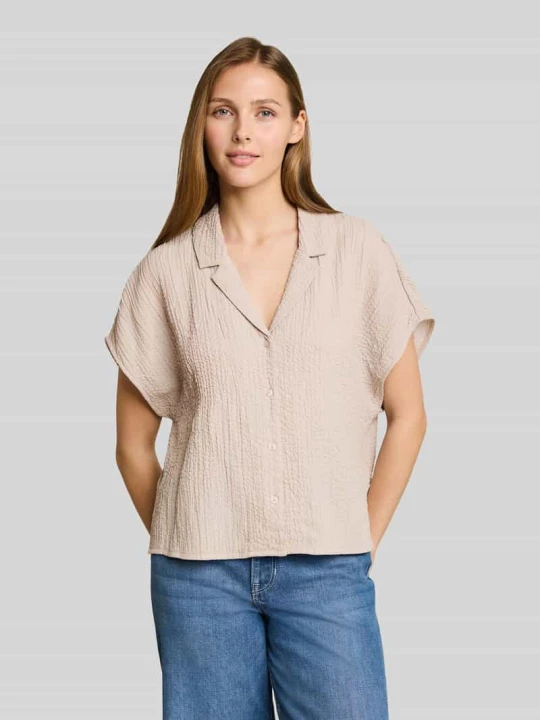 Zdjęcie produktu bluzka koszulowa o kroju regular fit z mieszanki wiskozy Tom Tailor