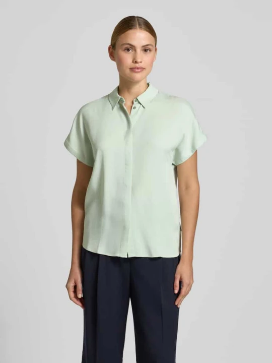 Zdjęcie produktu Bluzka koszulowa o kroju relaxed fit z czystej wiskozy model 'LARISAANA' ARMEDANGELS Trzcinowy