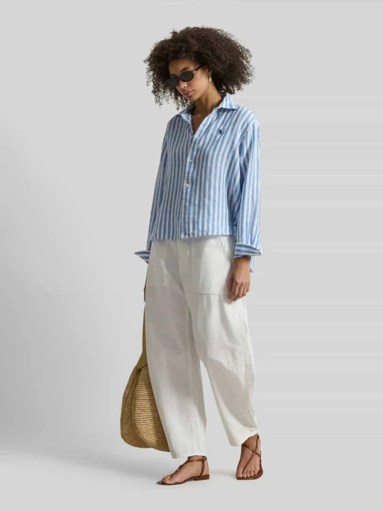Zdjęcie produktu Koszula o kroju boxy fit z czystego lnu Polo Ralph Lauren Biały