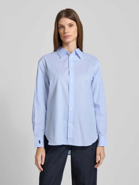 Zdjęcie produktu Bluzka koszulowa z listwą guzikową Polo Ralph Lauren Jasnoniebieski